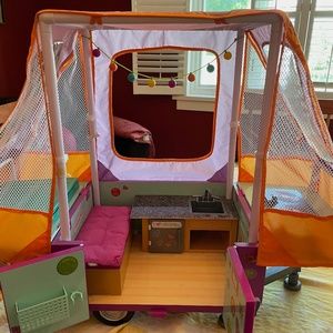 Vintage/No longer made American Girl Doll Pop Up Camper